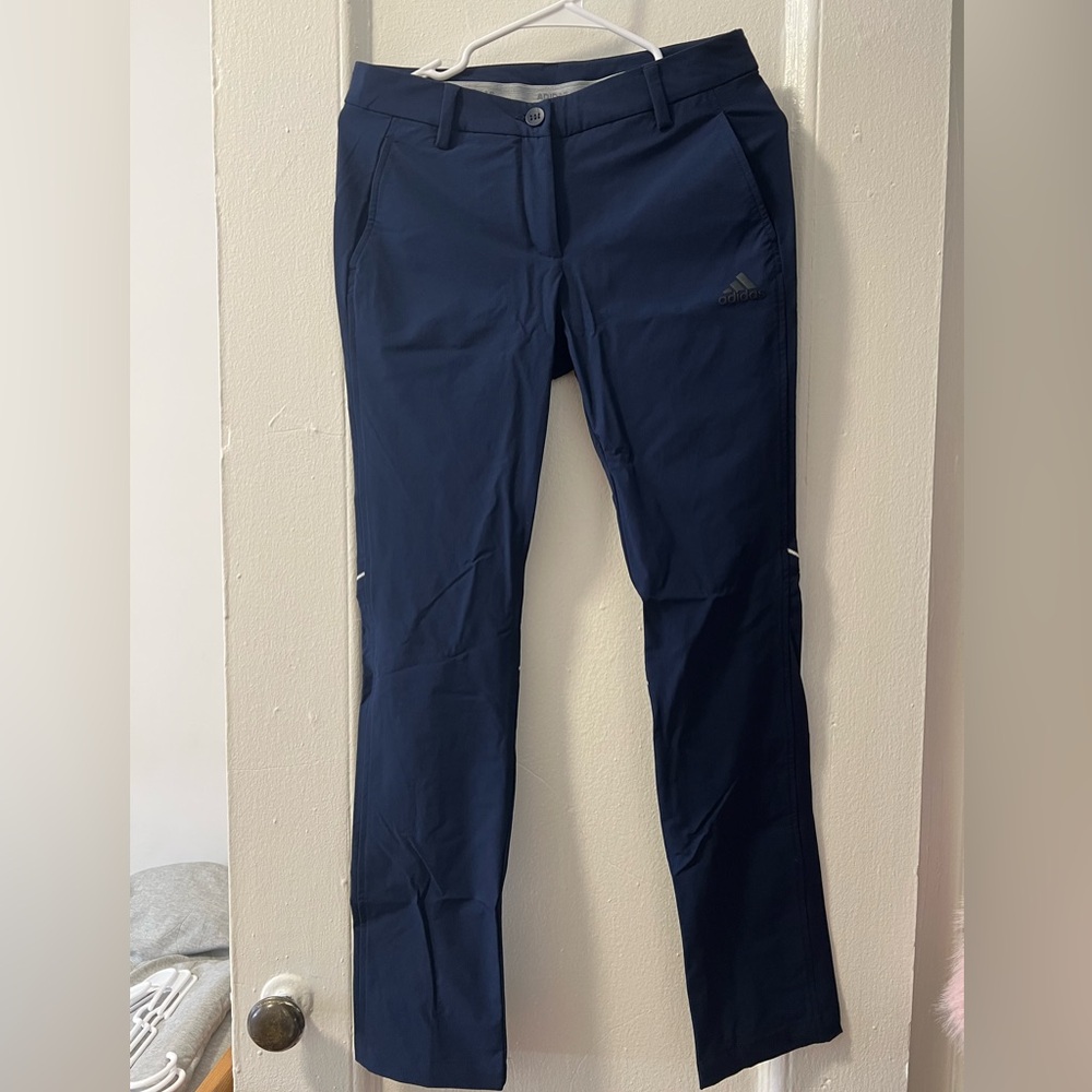 Adidas Women's Dark Blue Straight Leg Pants